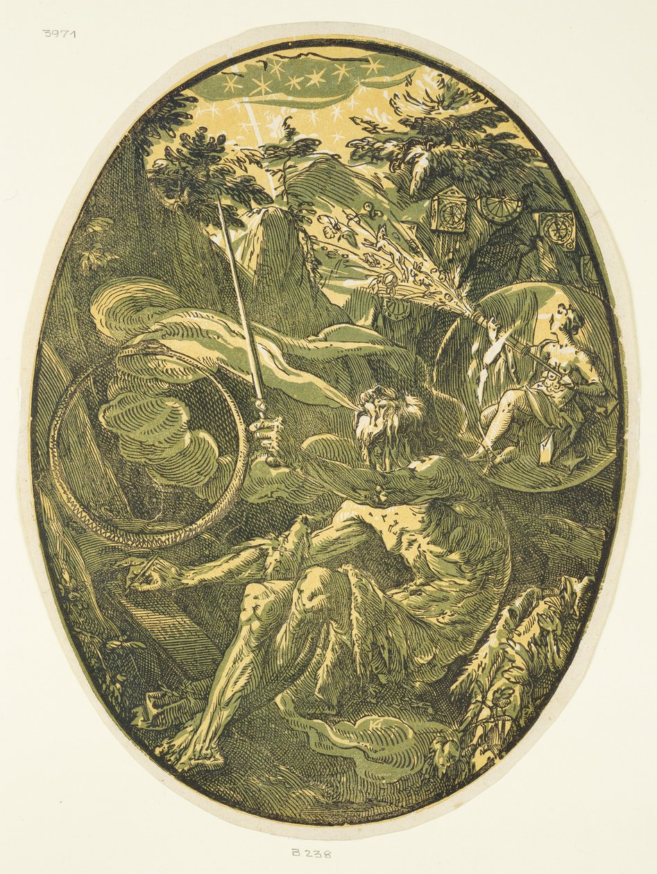 Demogorgon in the Cave of Eternity, from the Series 