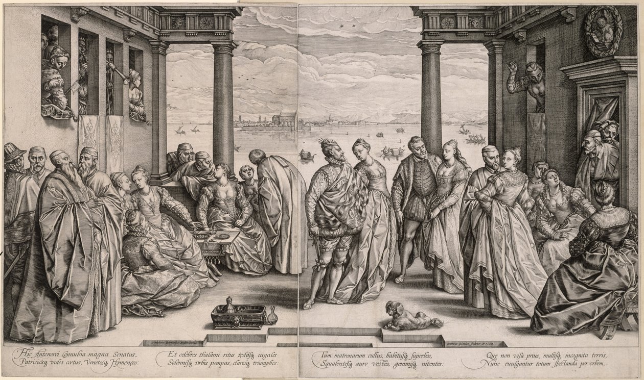 The Wedding of Antenor (Venetian Wedding) by Hendrick Goltzius