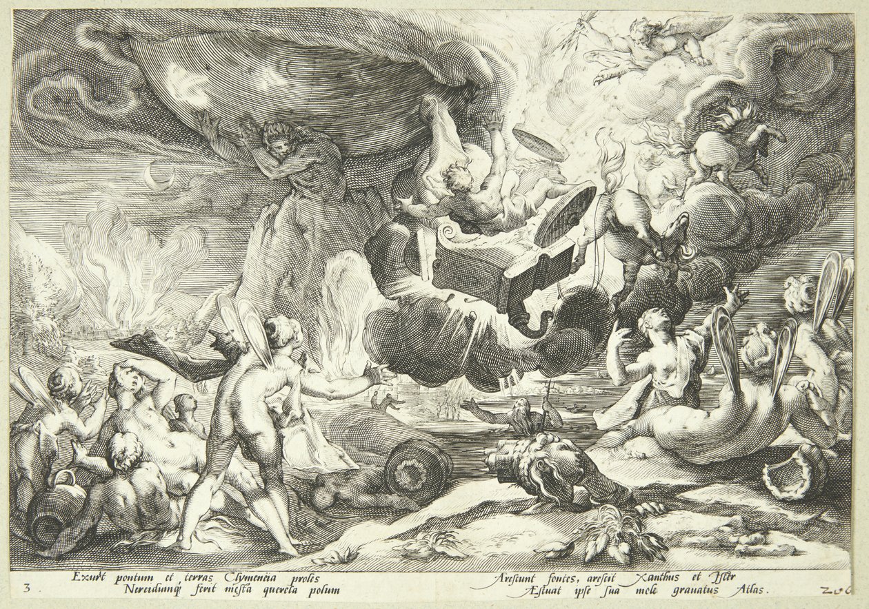 The Fall of Phaeton by Hendrick Goltzius