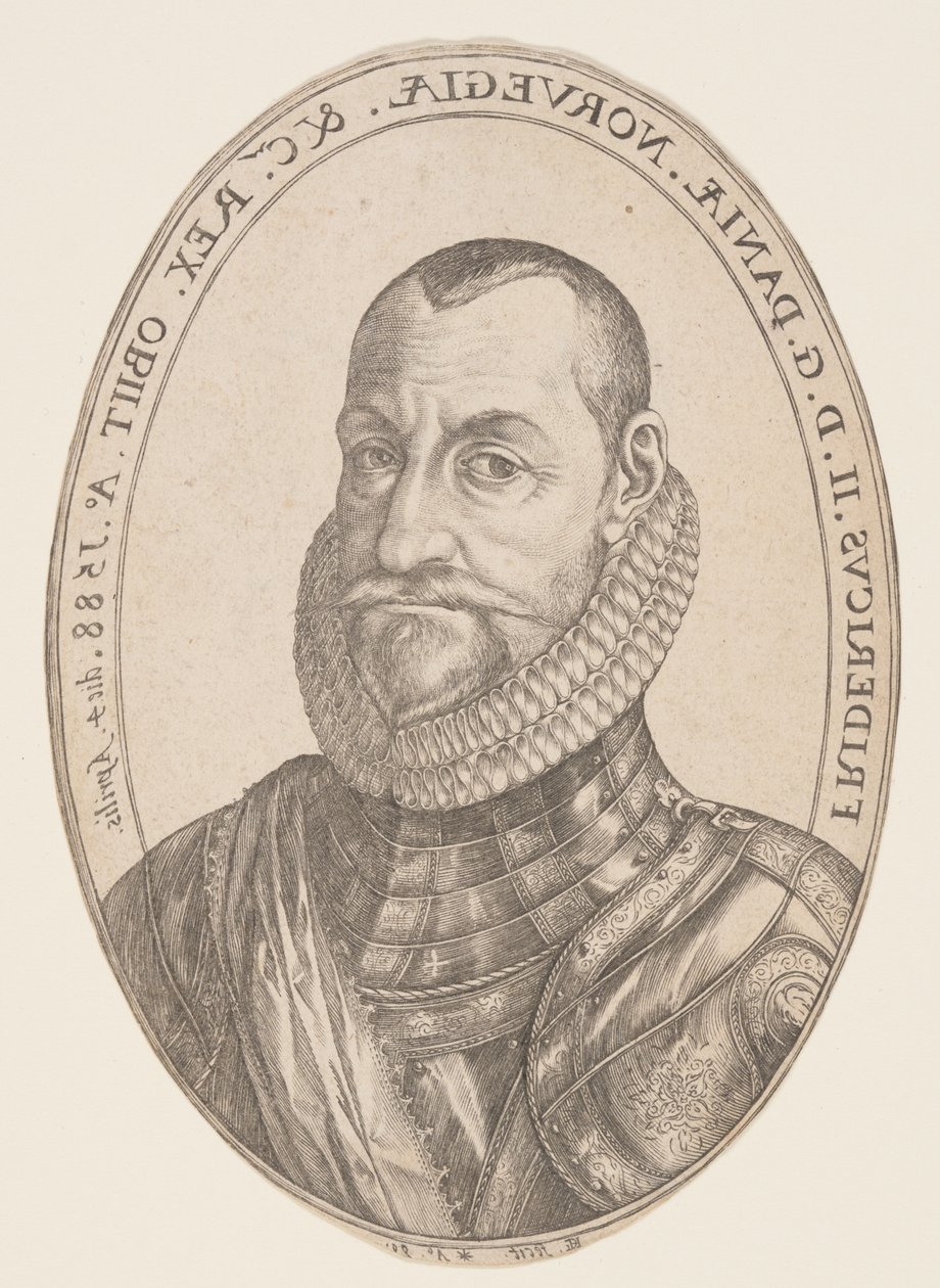 Frederick II, King of Denmark and Norway by Hendrick Goltzius