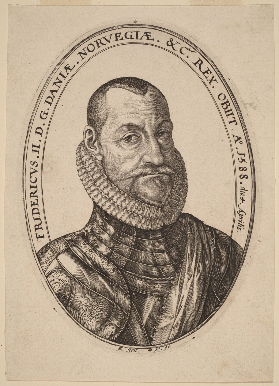 Frederick II, King of Denmark and Norway by Hendrick Goltzius