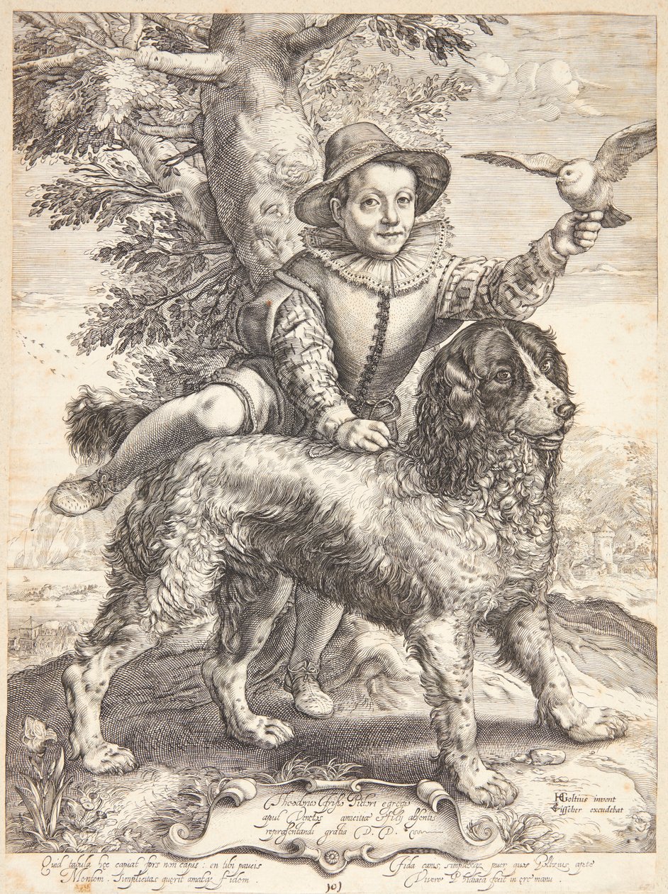 Frederik de Vries by Hendrick Goltzius