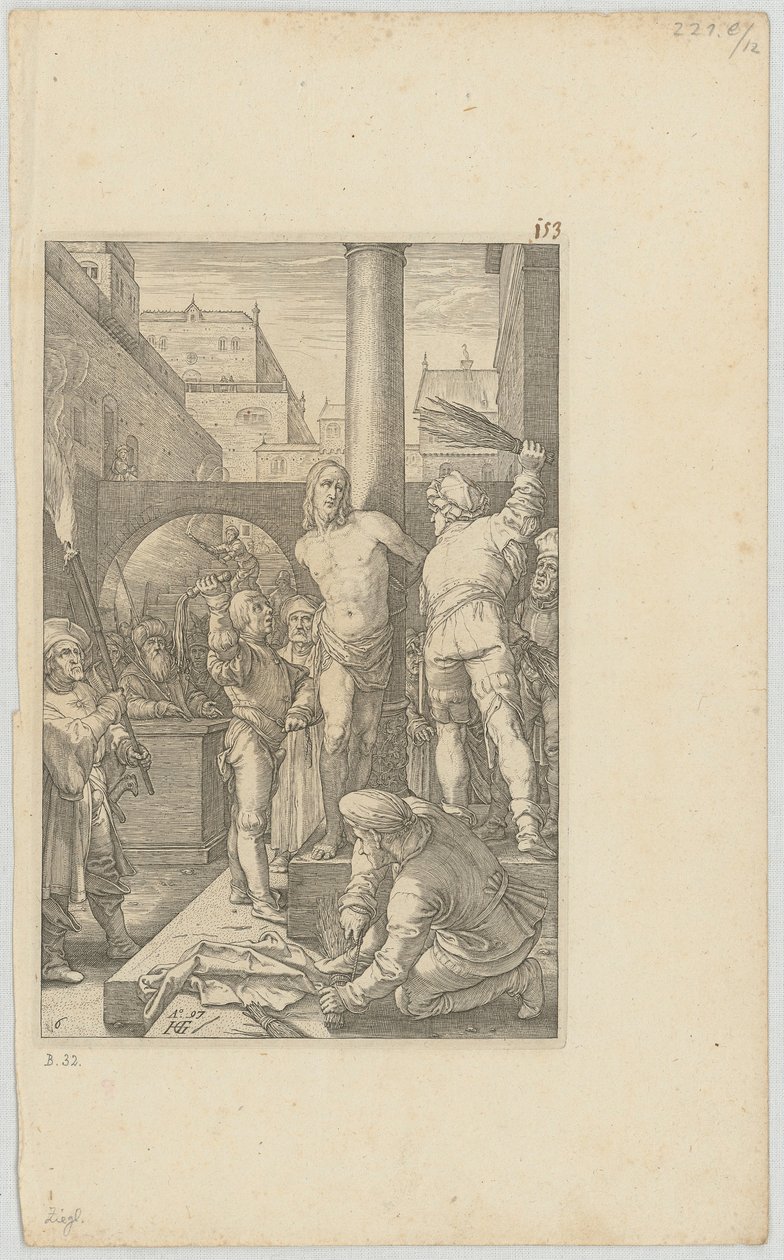 Flagellation of Christ, Sheet 6 from the Series 