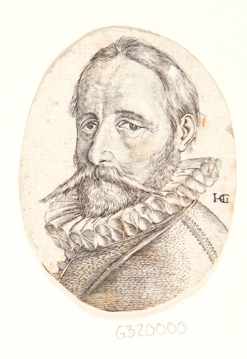Hans Bol by Hendrick Goltzius