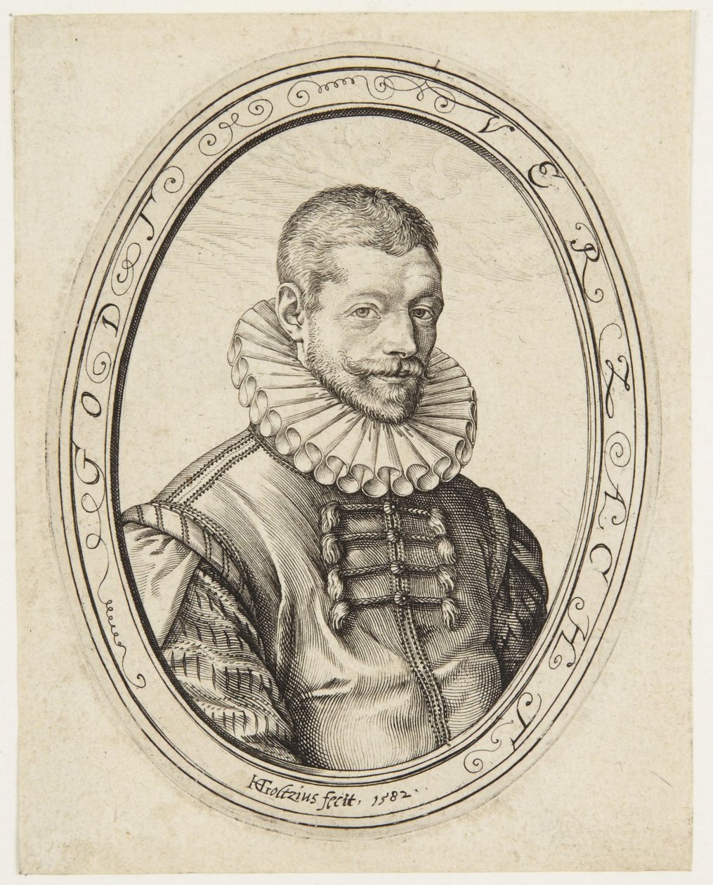 Hans Felbier by Hendrick Goltzius