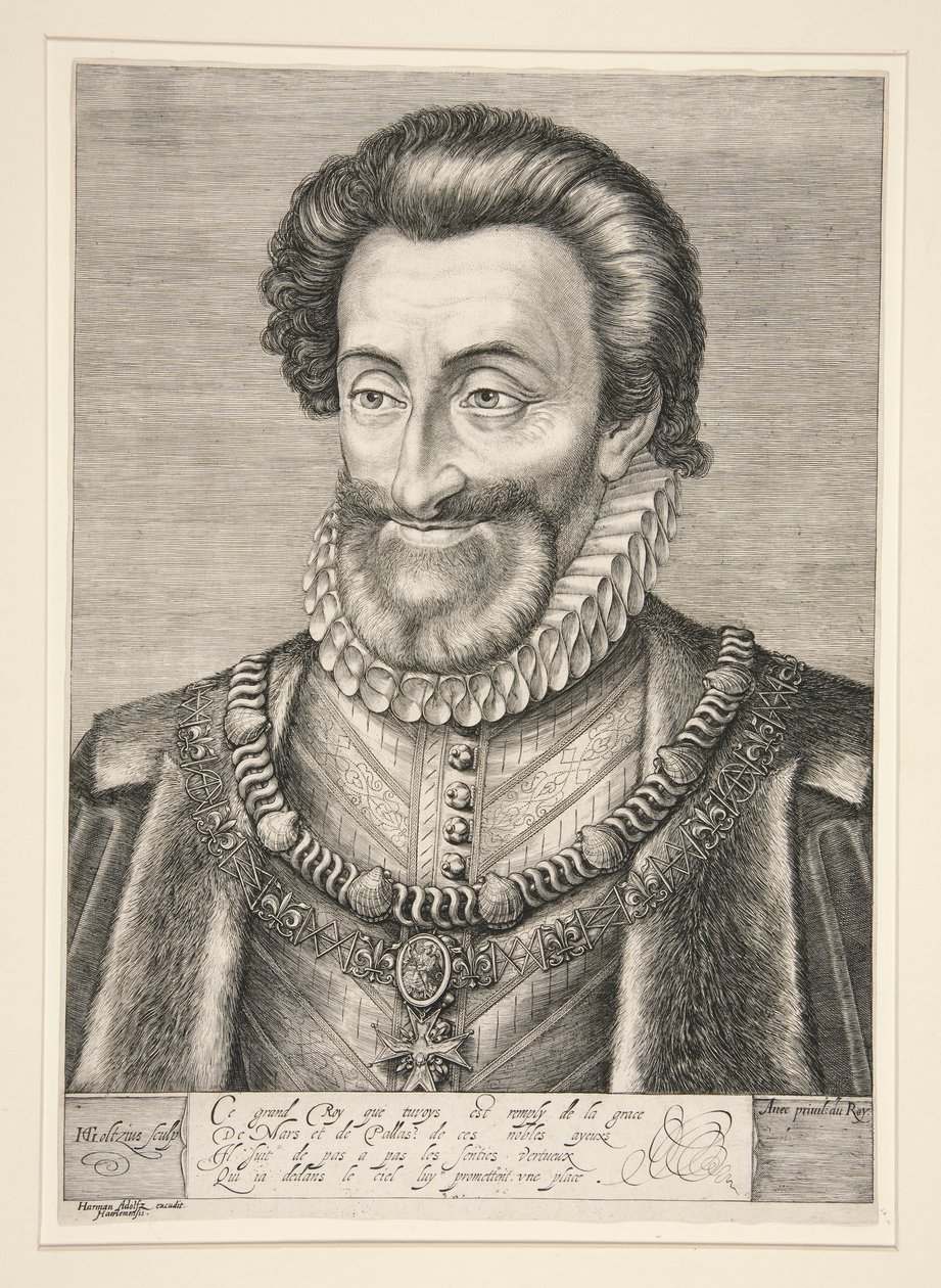 Henry IV, King of France and of Navarre by Hendrick Goltzius
