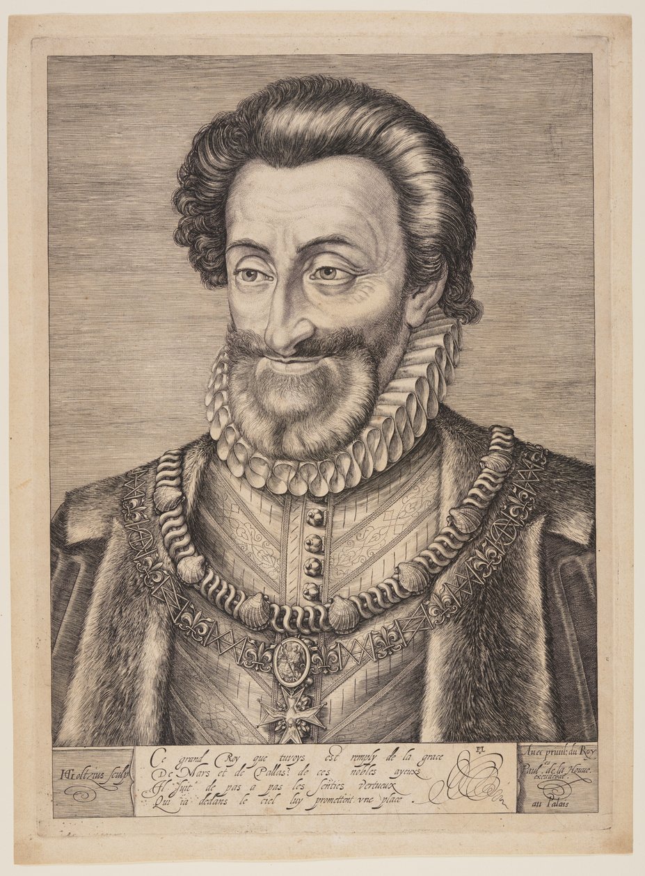 Henry IV of France by Hendrick Goltzius