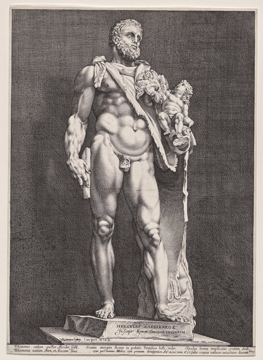 Hercules and Telephos by Hendrick Goltzius