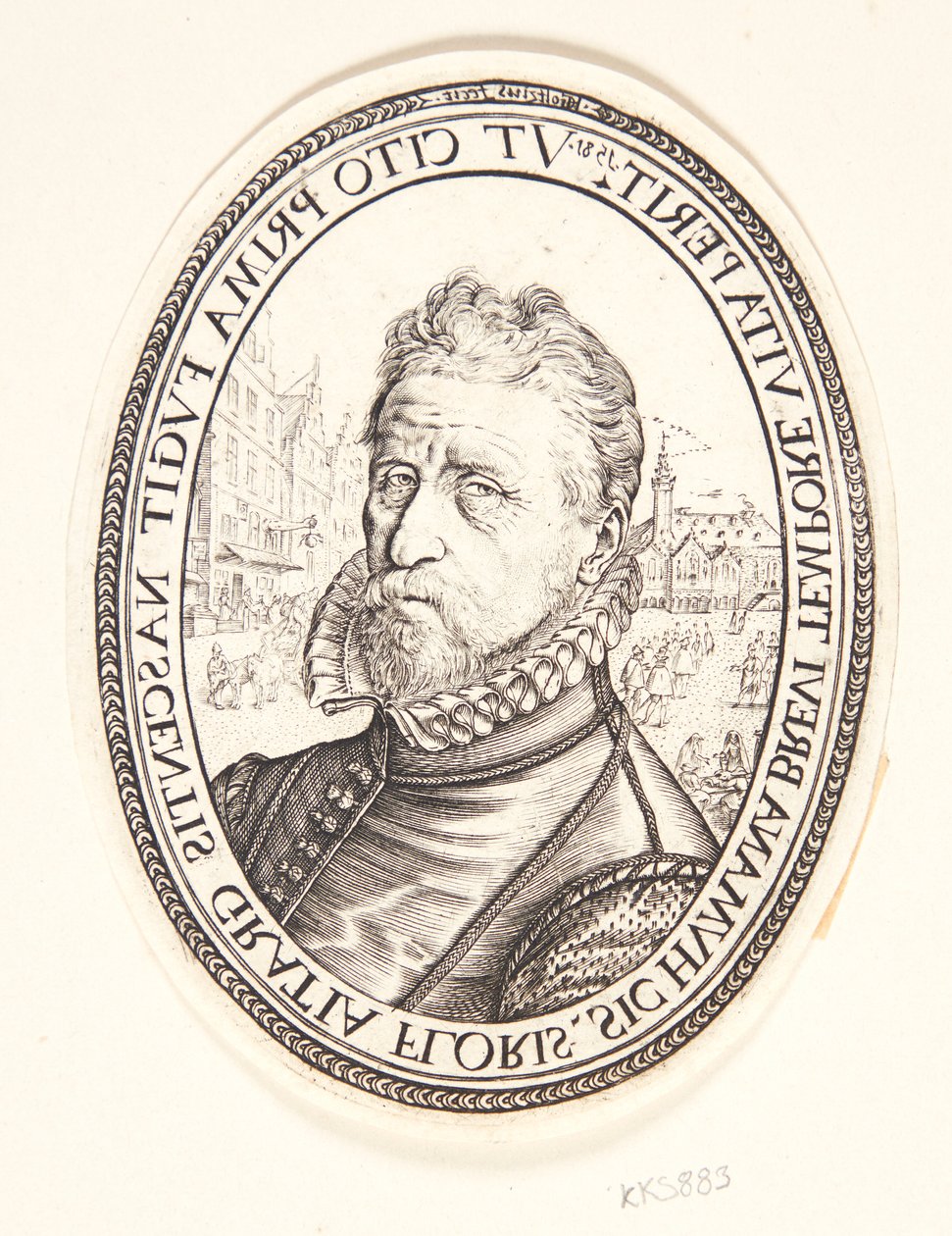 Hieronymus Scholiers by Hendrick Goltzius