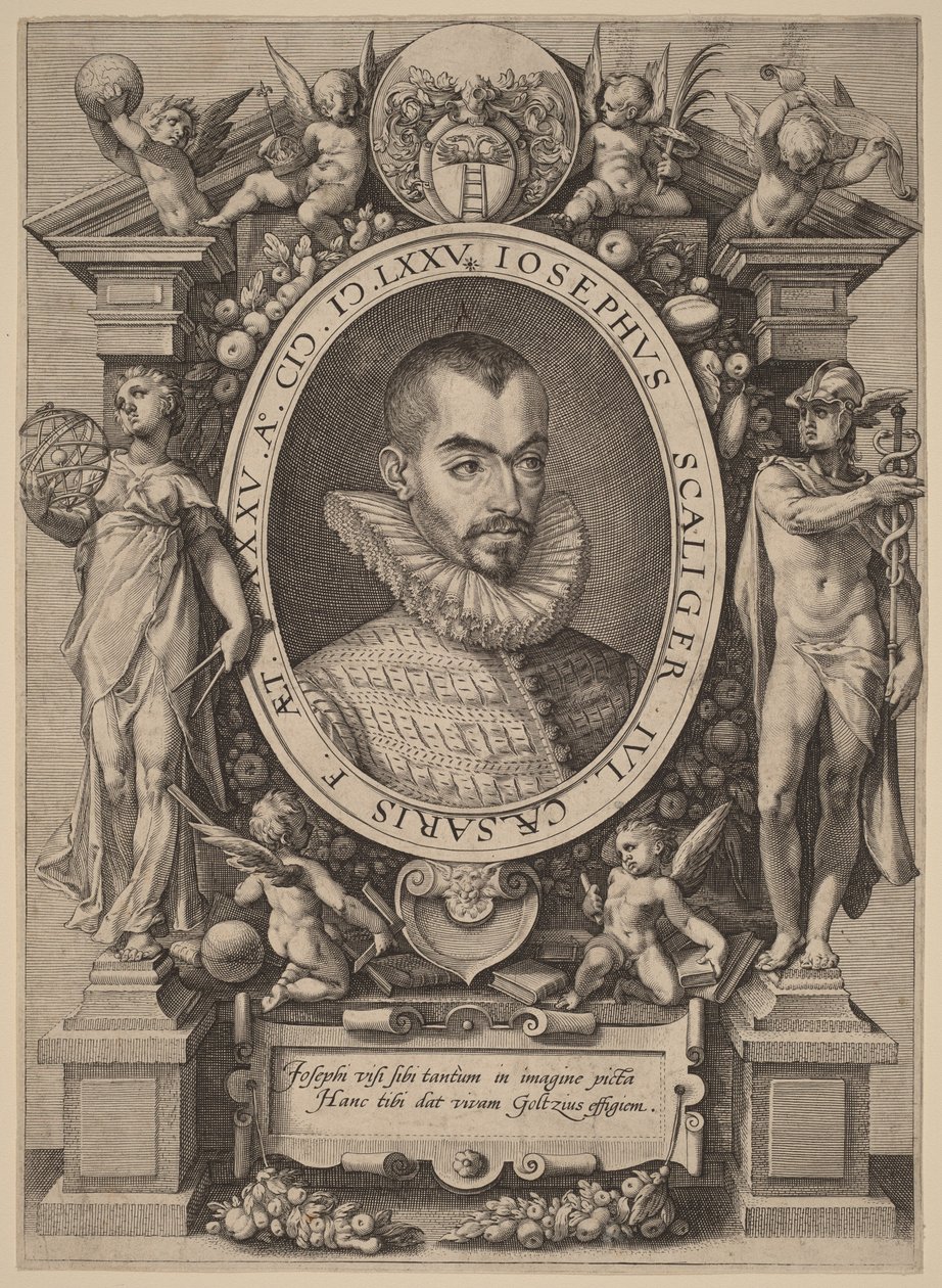 Josephus Justus Scaliger by Hendrick Goltzius