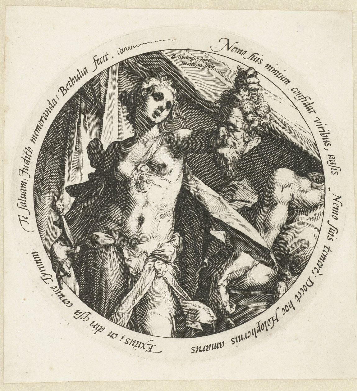 Judith with the Head of Holofernes by Hendrick Goltzius