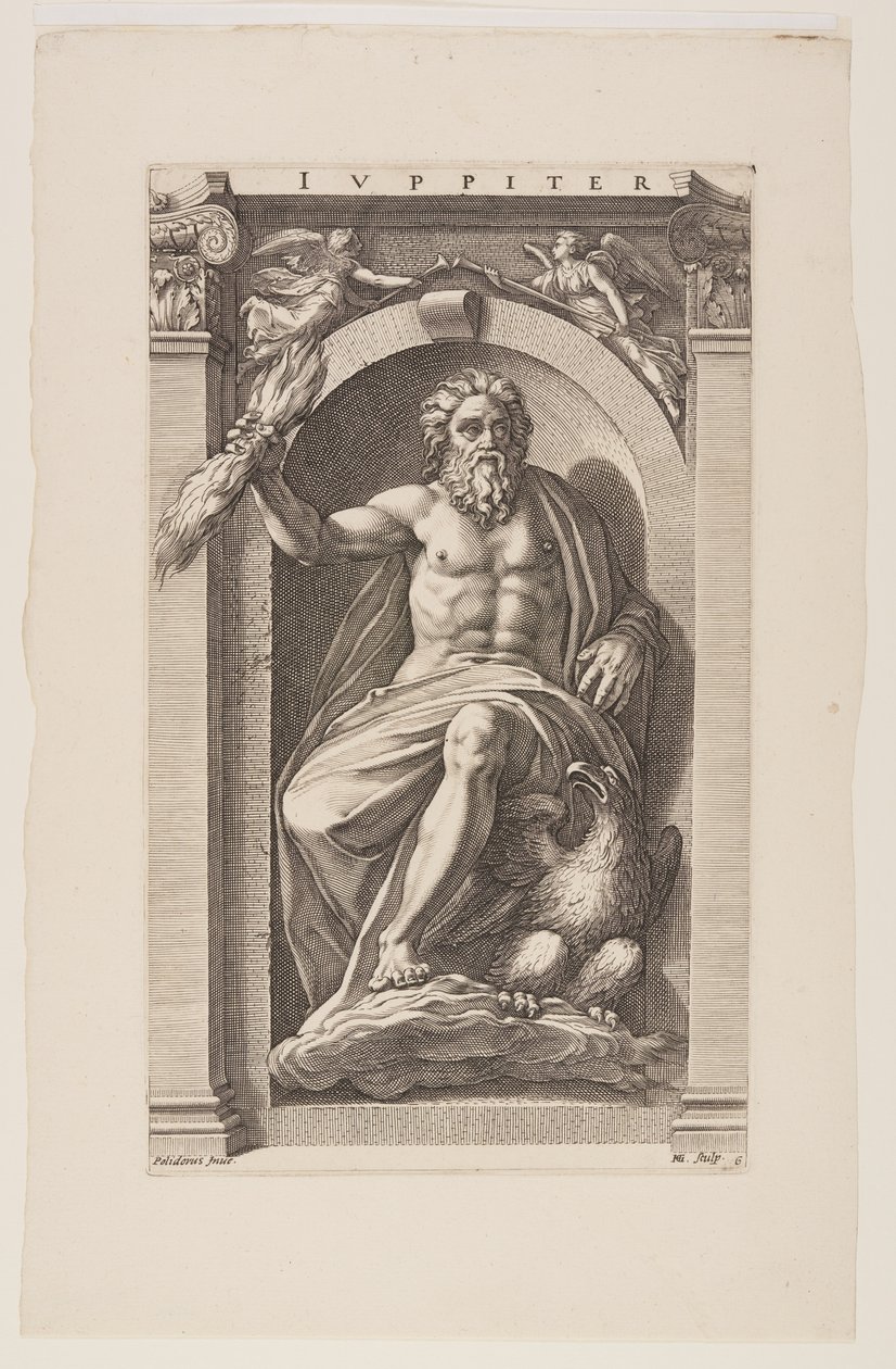 Jupiter, from Eight Pagan Gods by Hendrick Goltzius