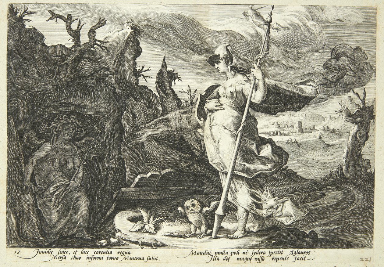 Minerva Orders Envy to Fill Agraulos