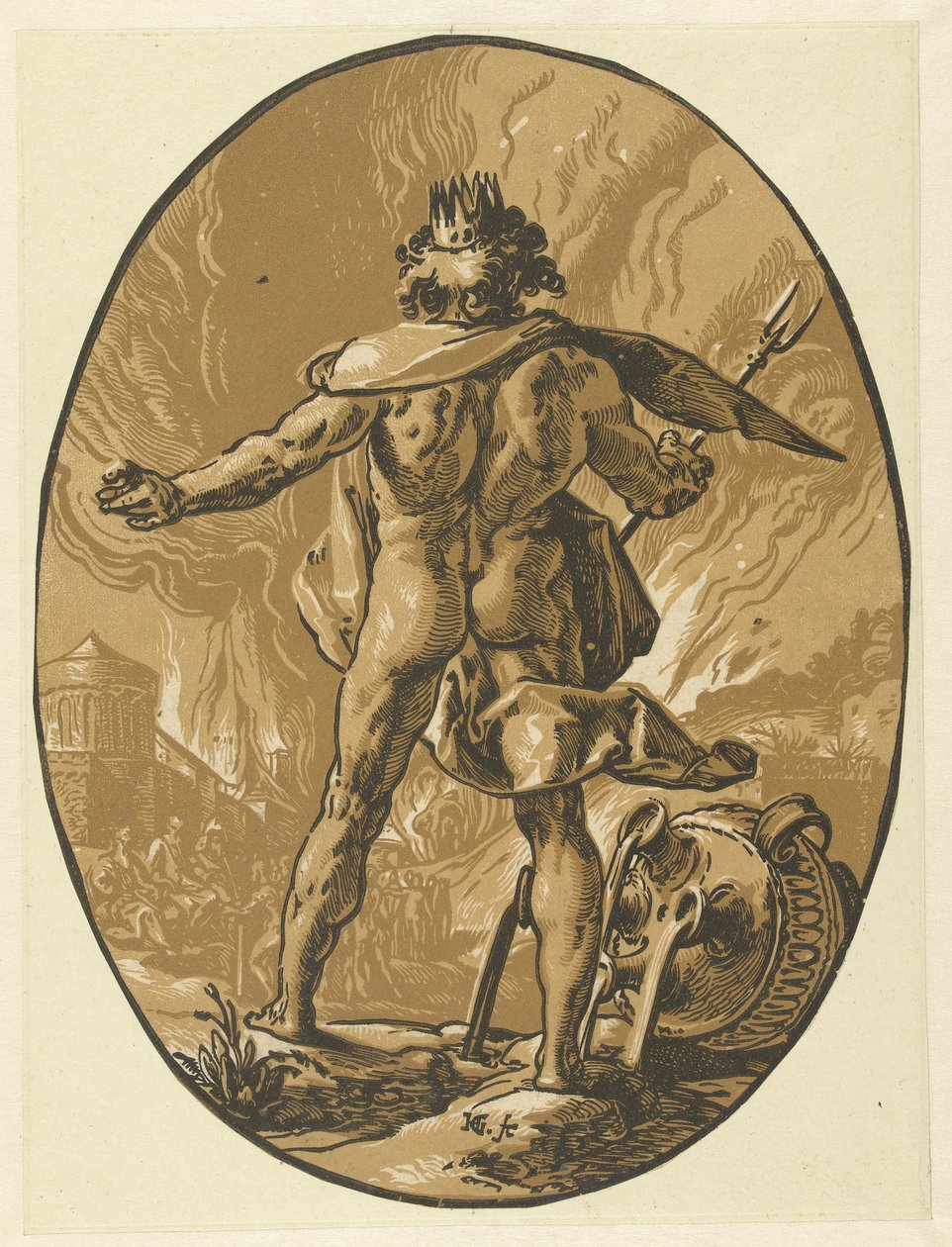 Pluto Gods and Goddesses (series title) by Hendrick Goltzius