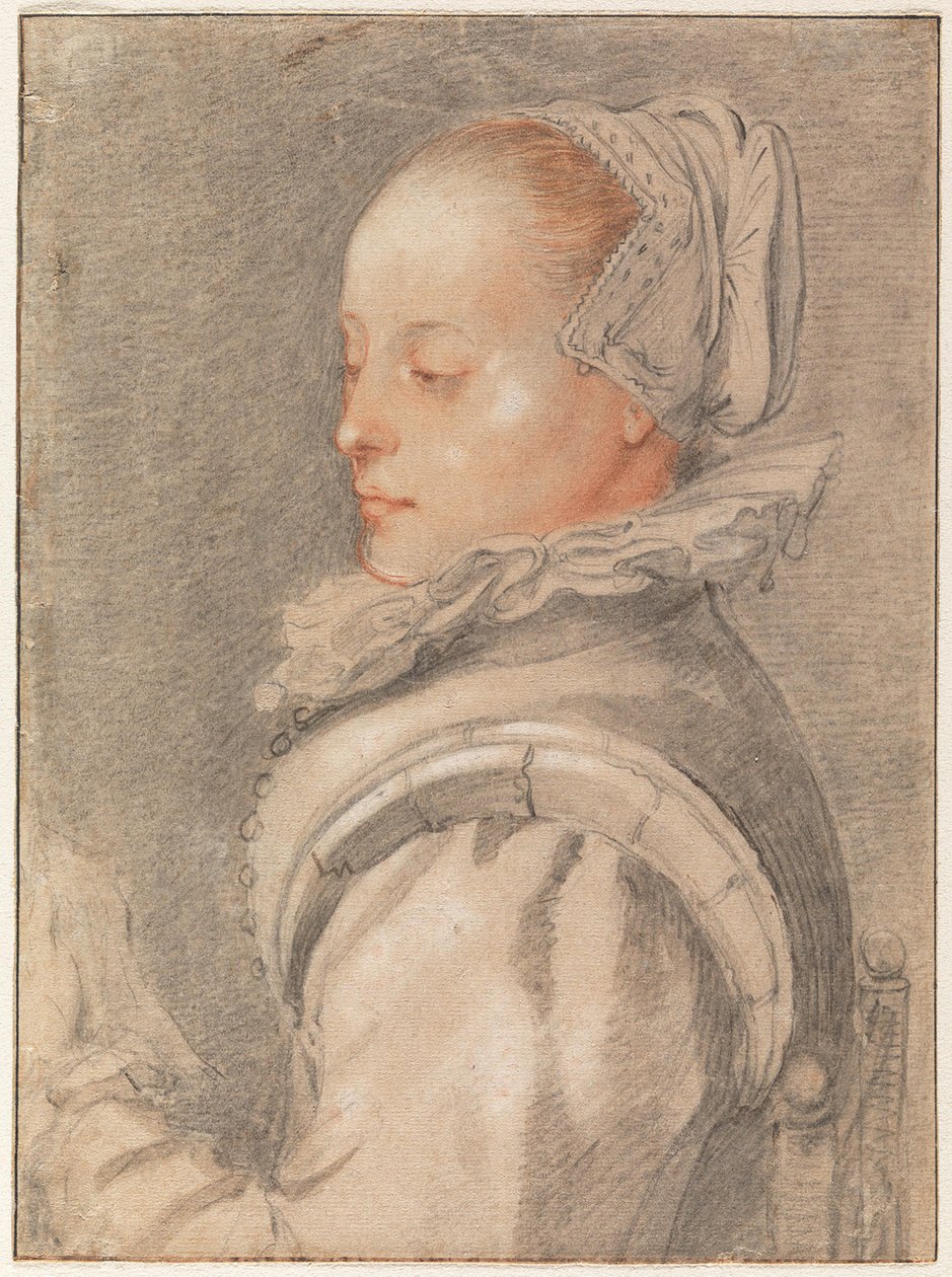 Portrait of a Young Woman by Hendrick Goltzius