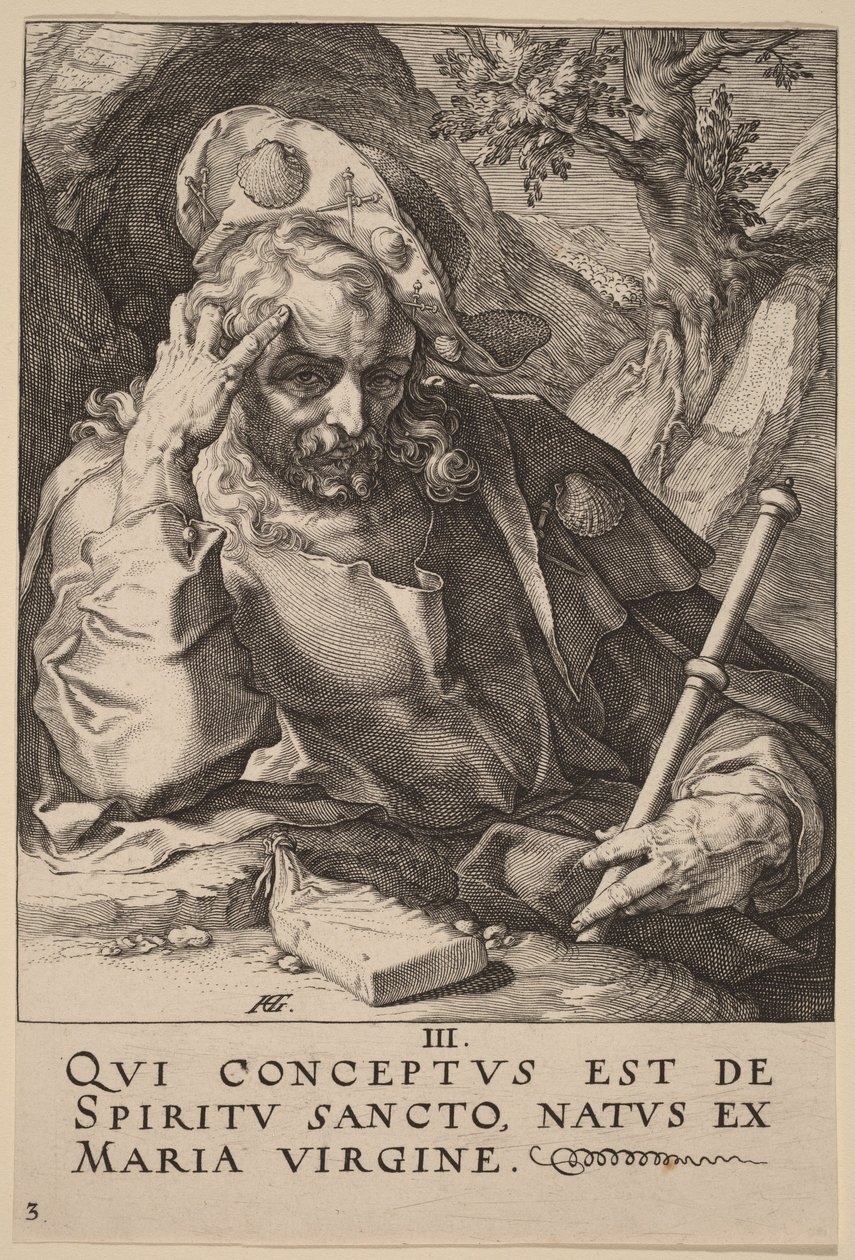 Saint James Major by Hendrick Goltzius