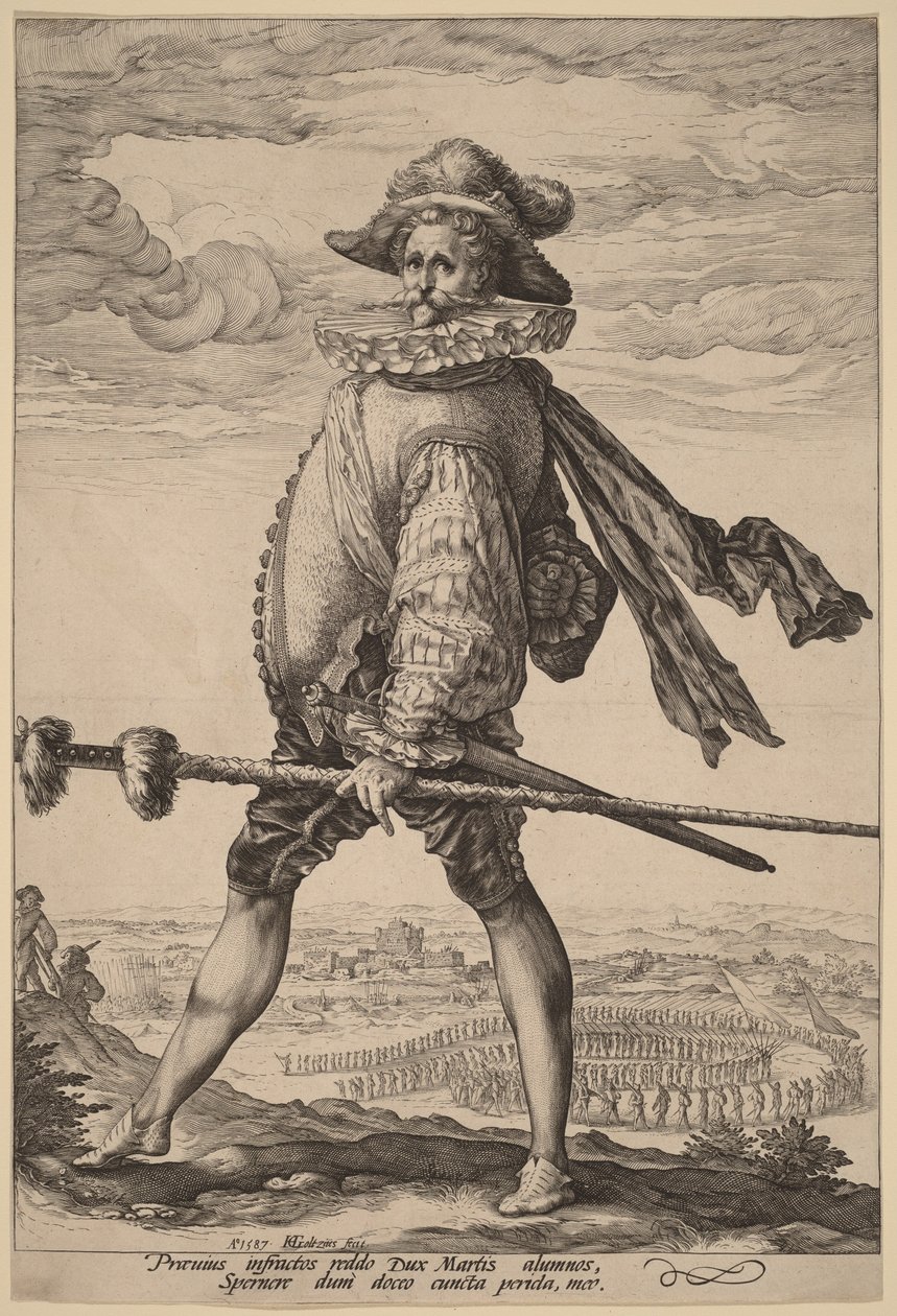 The Captain of the Infantry by Hendrick Goltzius