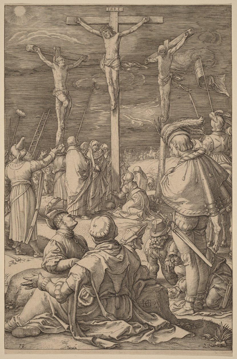 The Crucifixion by Hendrick Goltzius