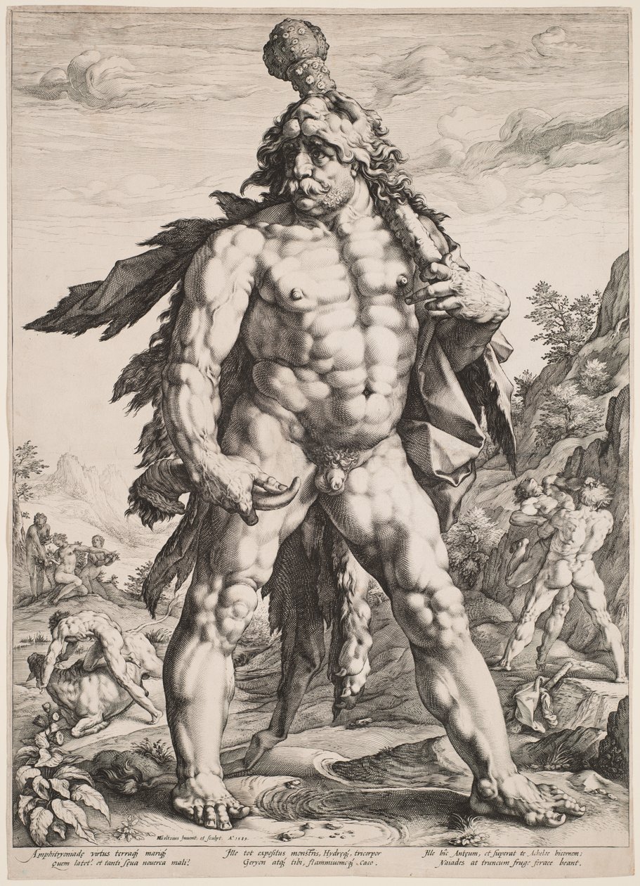 The Great Hercules by Hendrick Goltzius