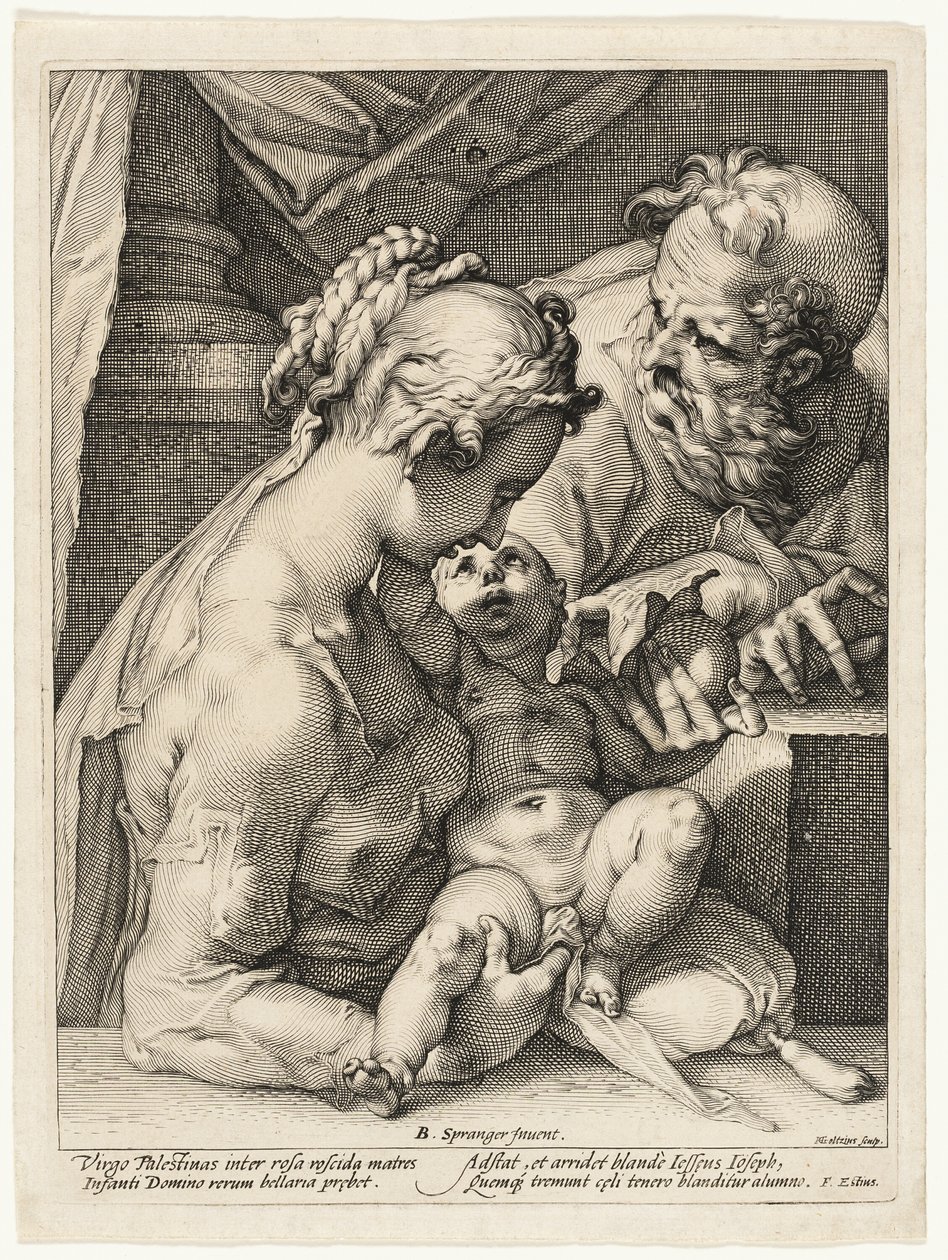 The Holy Family by Hendrick Goltzius