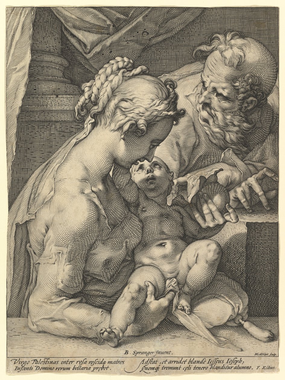 The Holy Family by Hendrick Goltzius