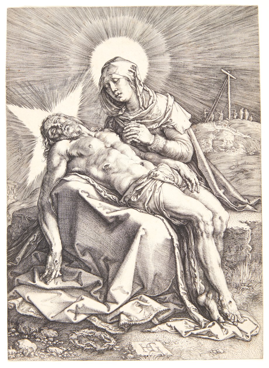 The Lamentation of the Virgin by Hendrick Goltzius