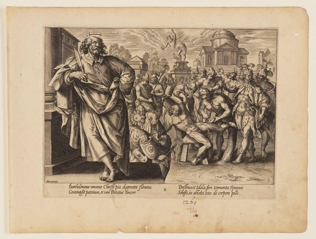 The Martyrdom of St Bartholomew, from The Martyrdom of Christ and the Apostles by Hendrick Goltzius