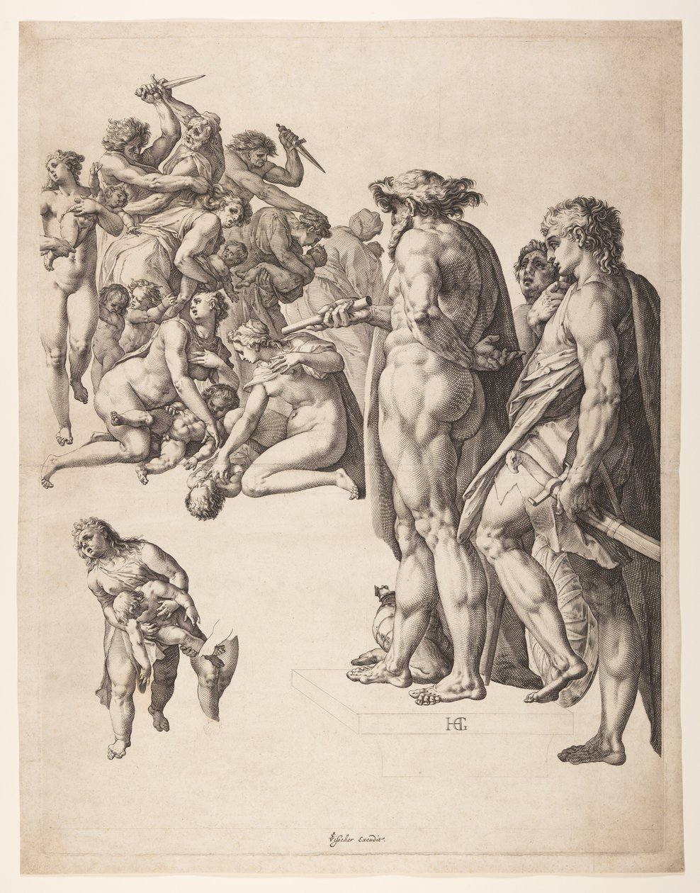 The Massacre of the Innocents by Hendrick Goltzius