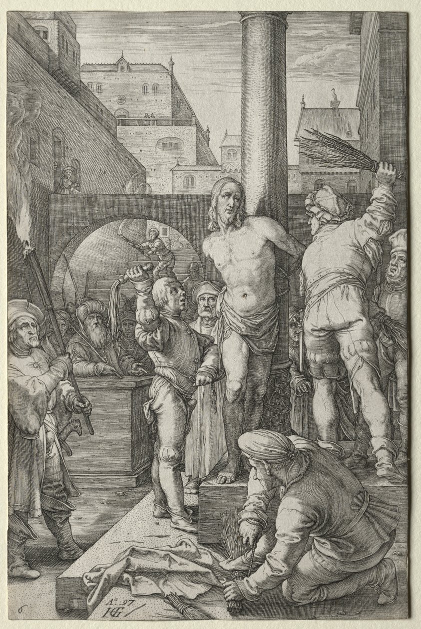 The Passion: The Flagellation by Hendrick Goltzius