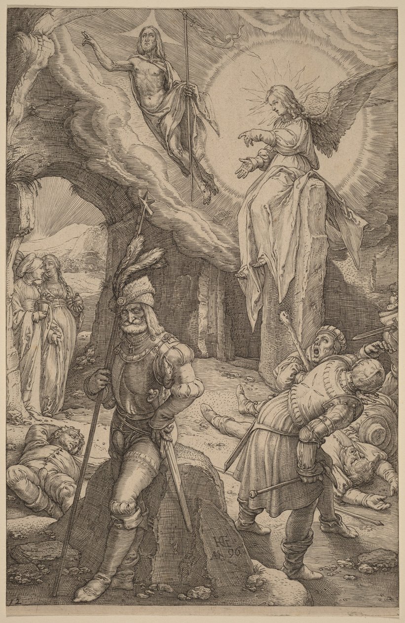 The Resurrection by Hendrick Goltzius