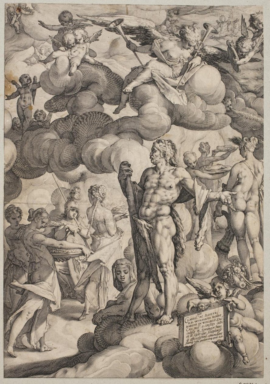 The Wedding of Cupid and Psyche by Hendrick Goltzius