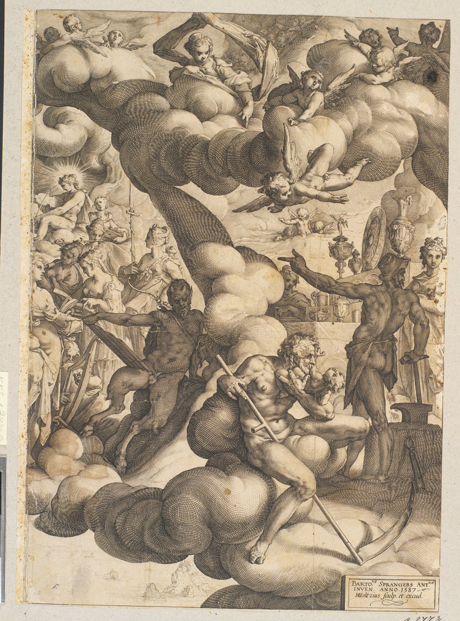 The Wedding of Cupid and Psyche by Hendrick Goltzius