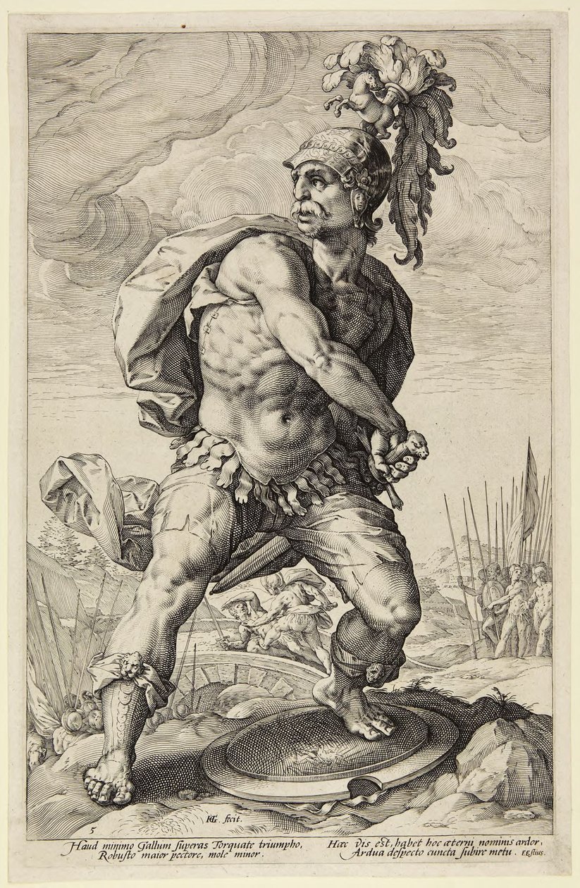 Titus Manlius Torquatus by Hendrick Goltzius