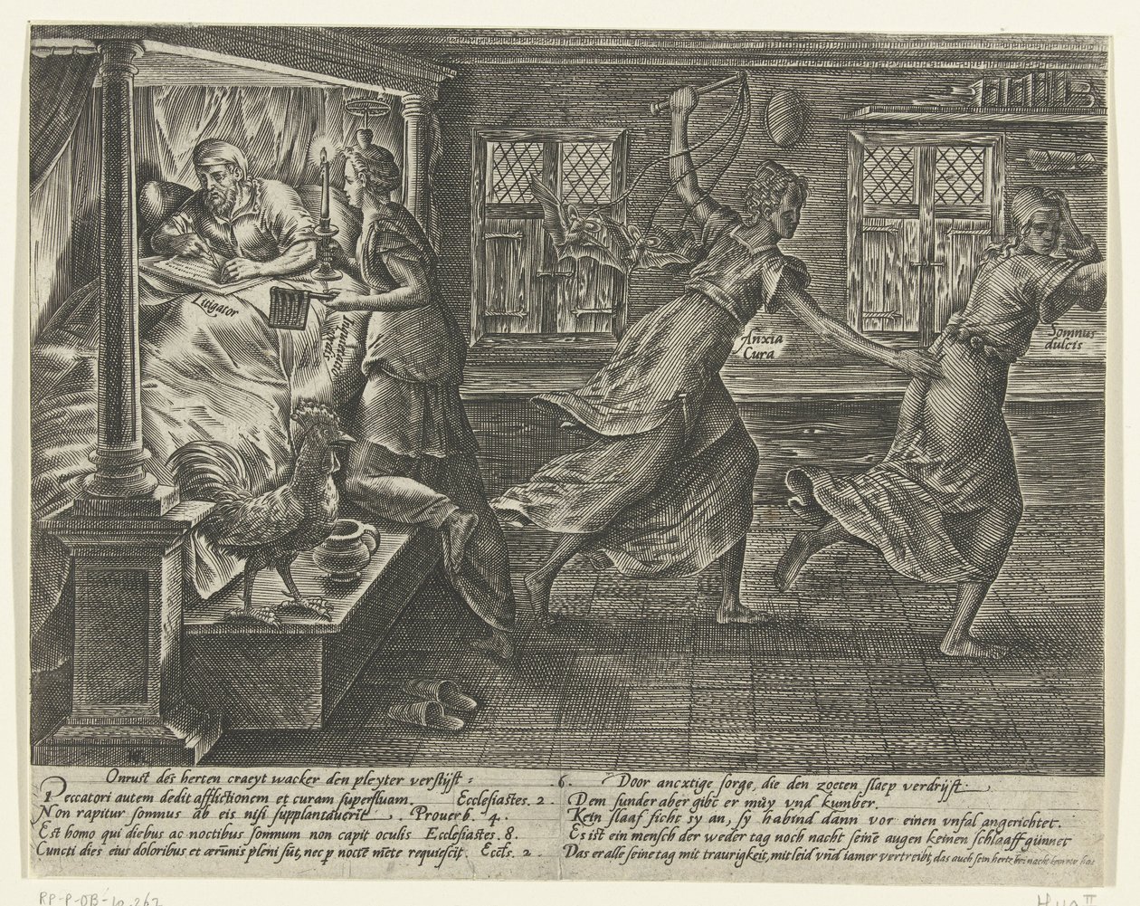 Who Litigates Has Sleepless Nights (Abuse of Litigation) by Hendrick Goltzius