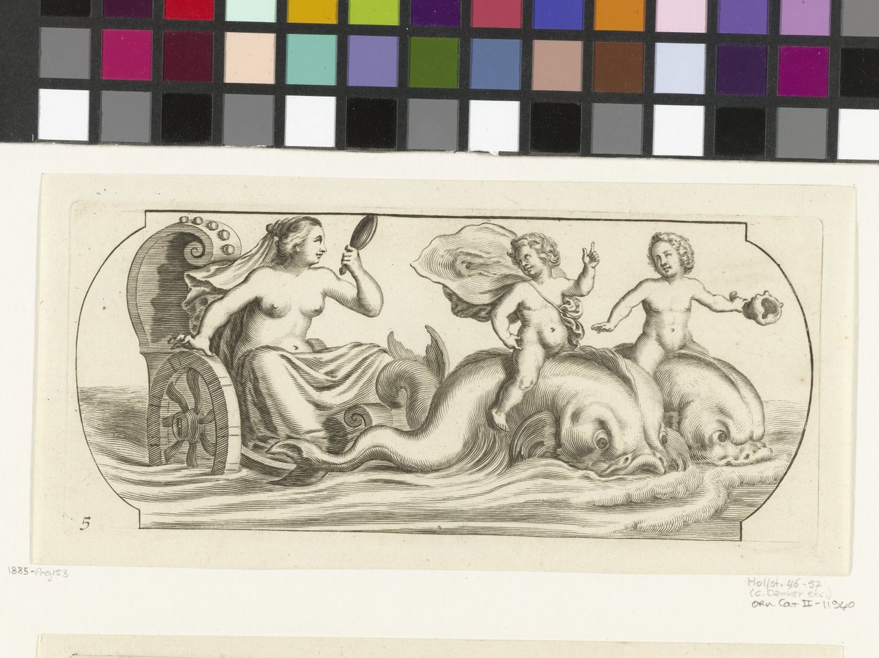Amphitrite on a Chariot (New Book of Marine Gods and Goddesses) by Hendrick de Keyser (I)