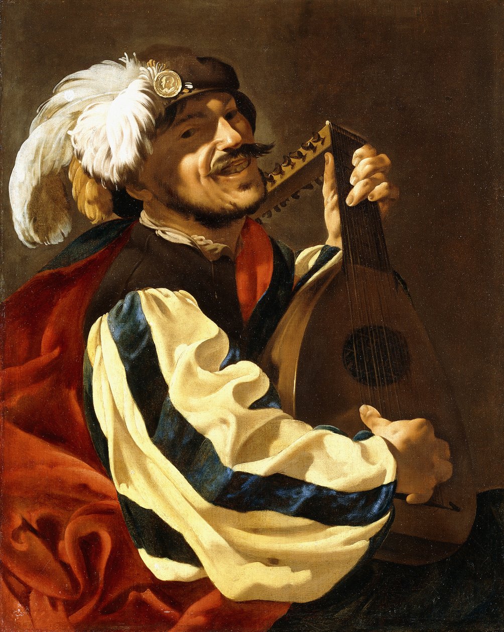 A Lute Player by Hendrick ter Brugghen
