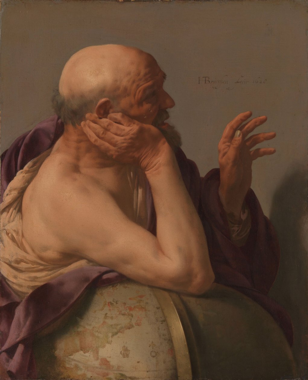 Heraclitus, 1628 by Hendrick ter Brugghen