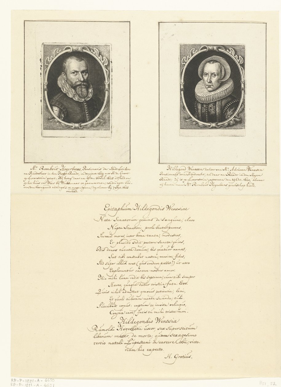 Portrait of Hillegonda Wentzen by Hendrik Bary