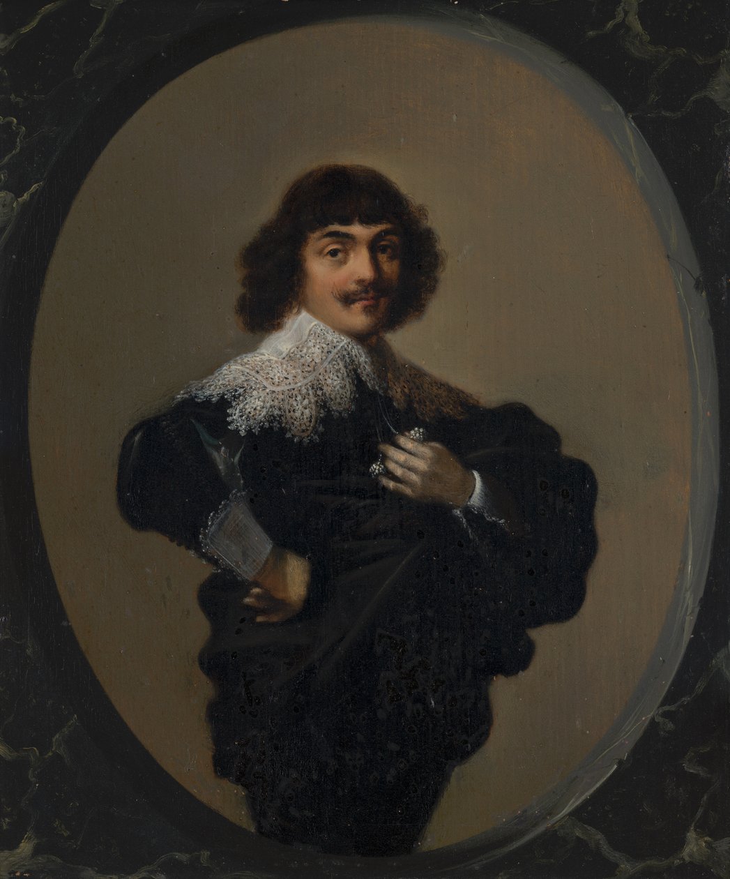 Portrait of Jean Fontaine (1608-1668) by Hendrick Gerritsz Pot