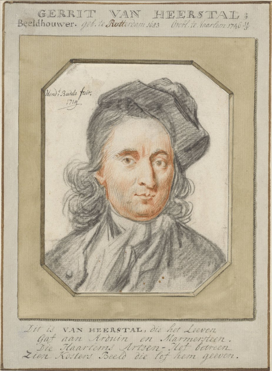 Portrait of Gerrit van Heerstal by Hendrik Budde
