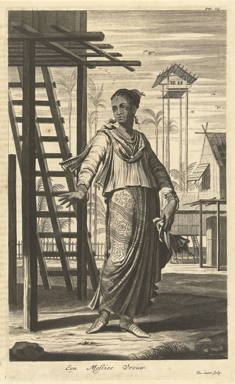 Portrait of a Woman of Mixed Ethnicity (A Mestizo Woman) by Hendrik Causé