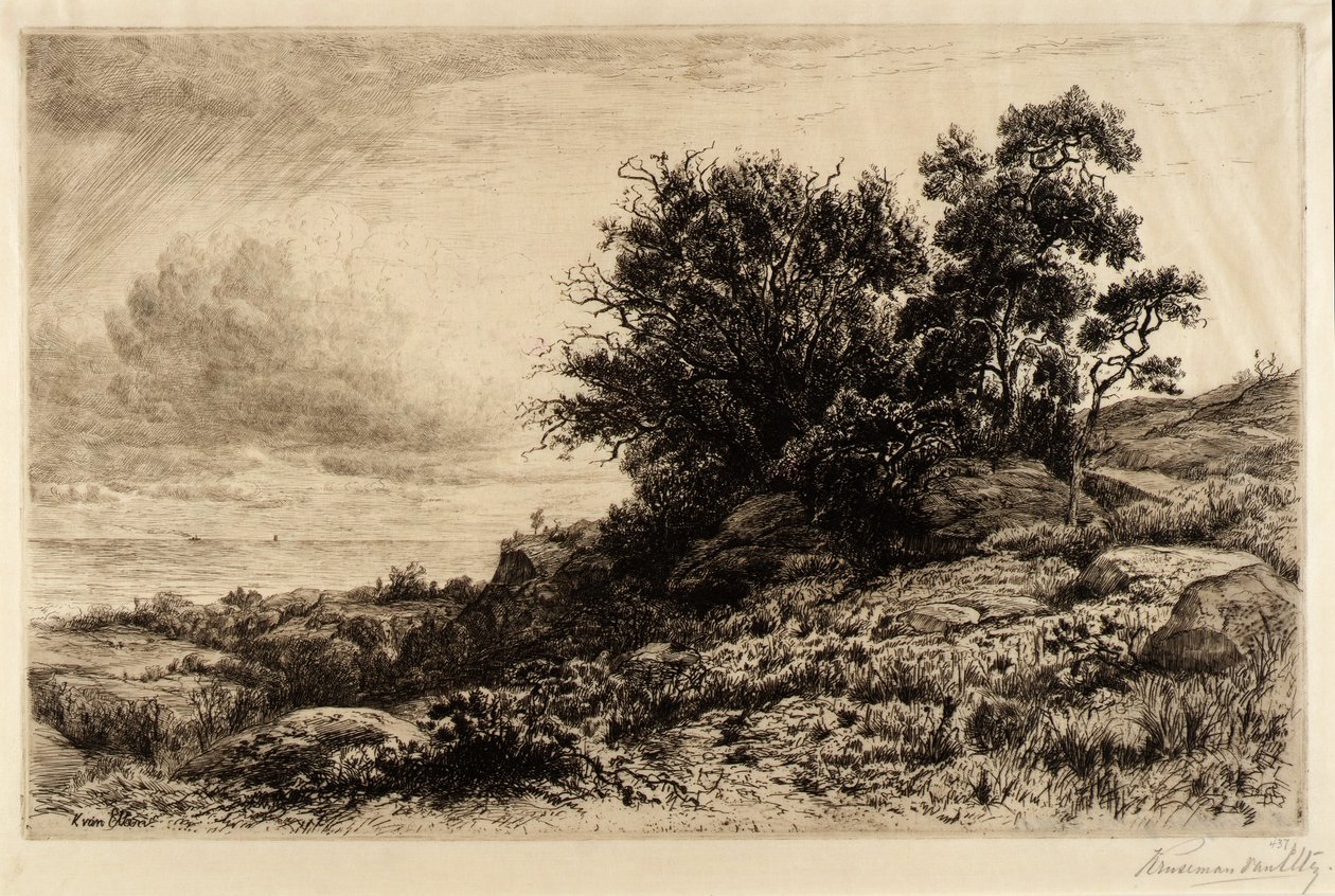 A Glimpse of the Ocean by Hendrik Dirk Kruseman van Elten