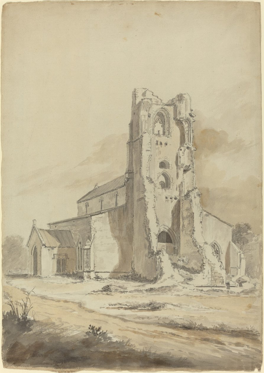 Ruined Church by Hendrik Frans de Cort