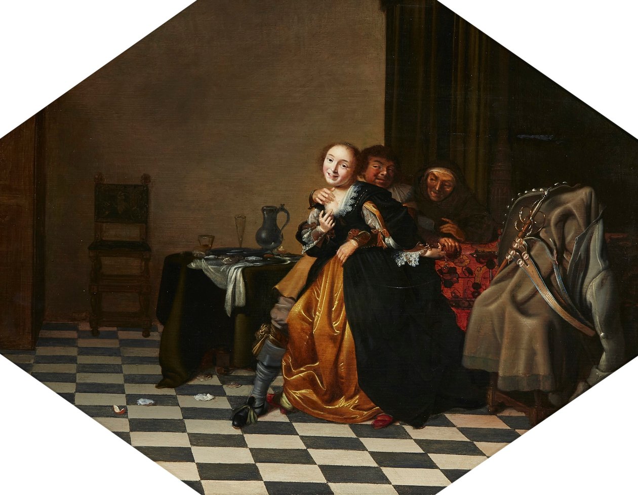 Brothel Scene by Hendrik Gerritsz Pot