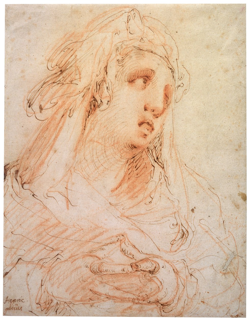 A Young Woman Mary Magdalene by Hendrik Goltzius