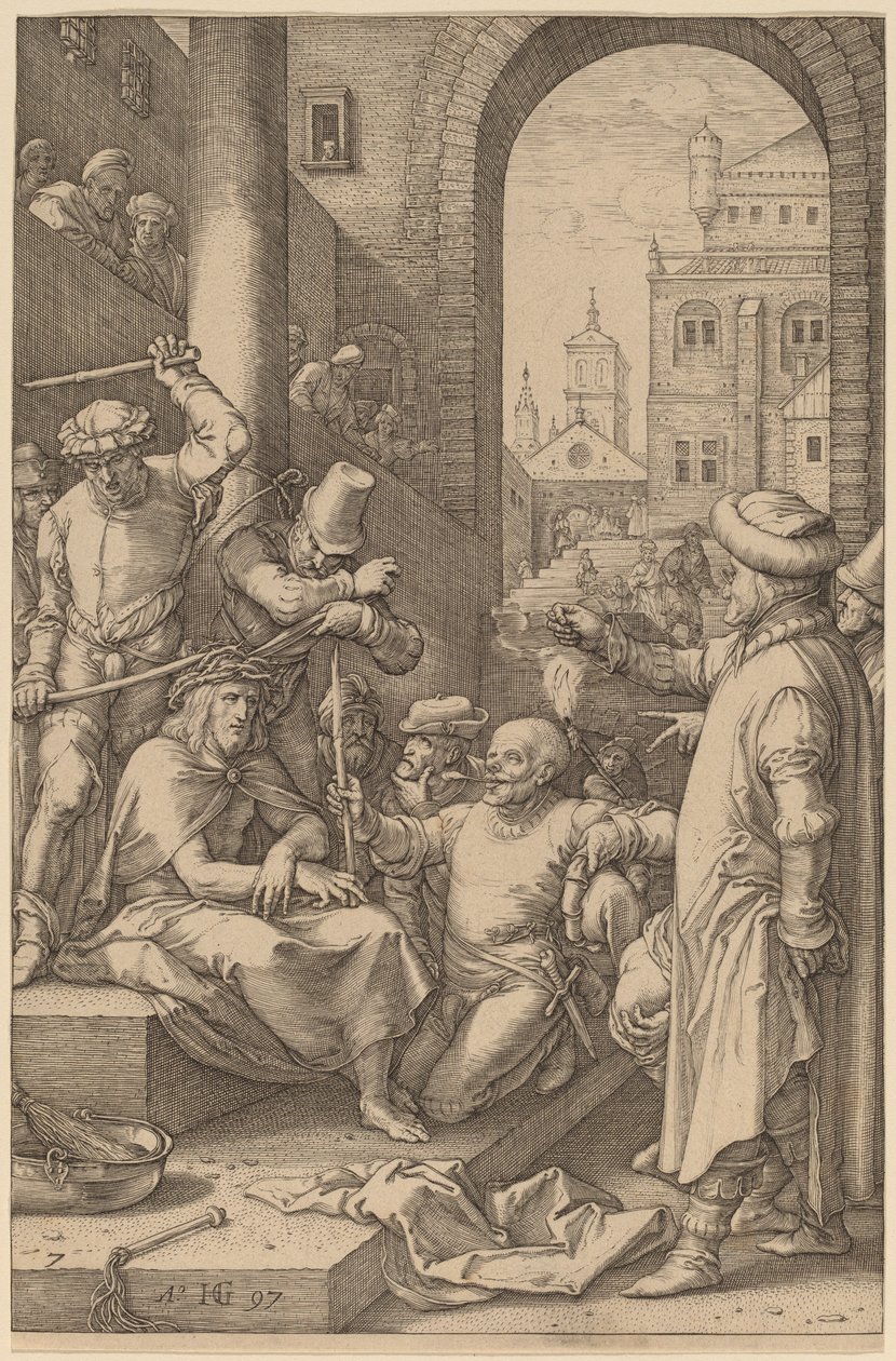 Christ Crowned with Thorns by Hendrik Goltzius