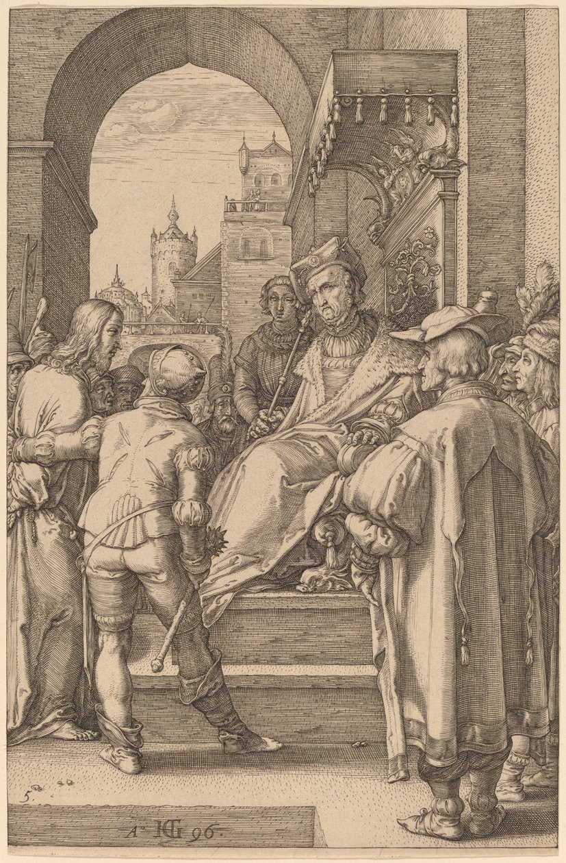 Christ before Pilate by Hendrik Goltzius