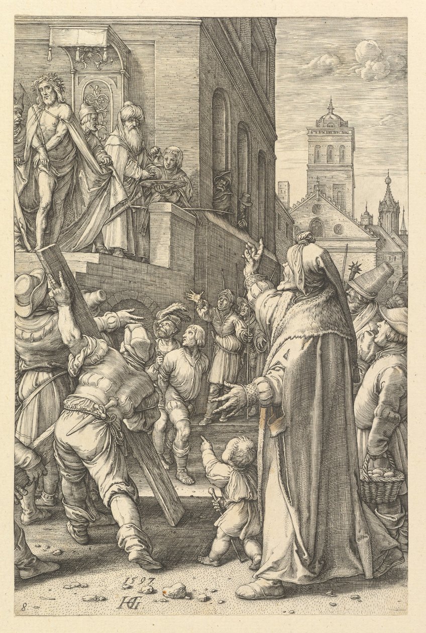 Ecce Homo, from The Passion of Christ by Hendrik Goltzius