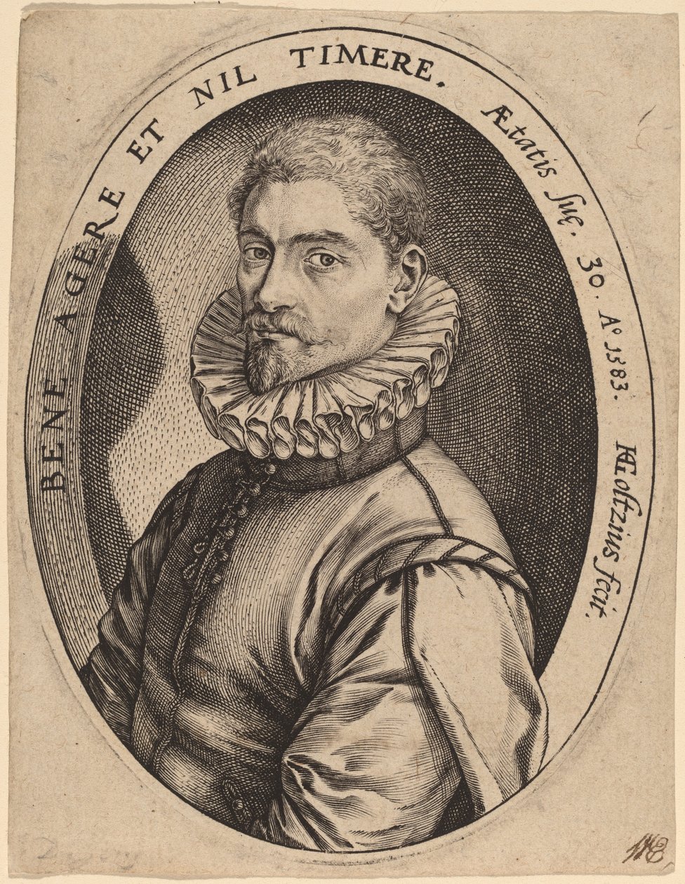 Hieronymus Scholiers by Hendrik Goltzius