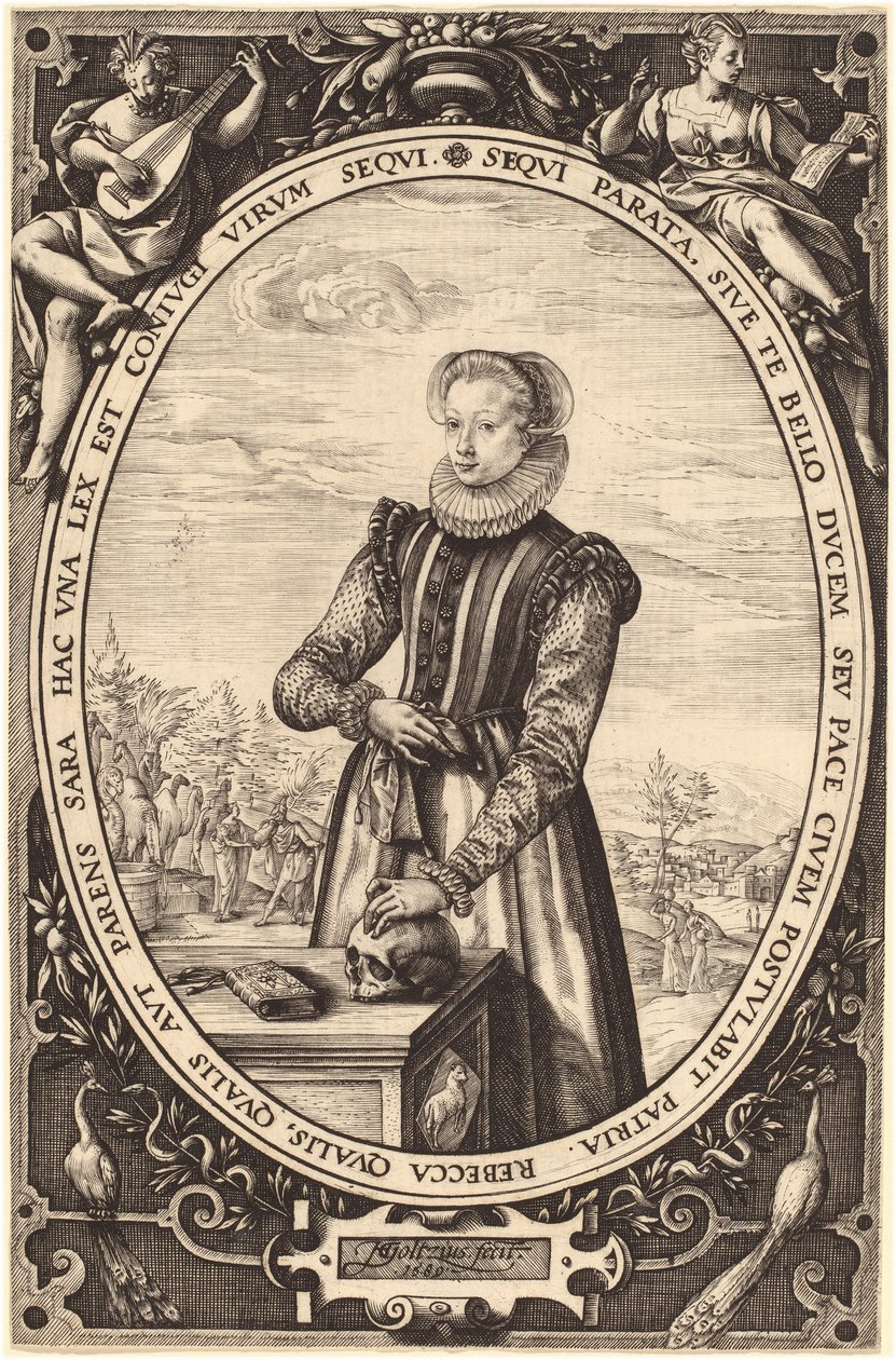 Josina Hamels by Hendrik Goltzius